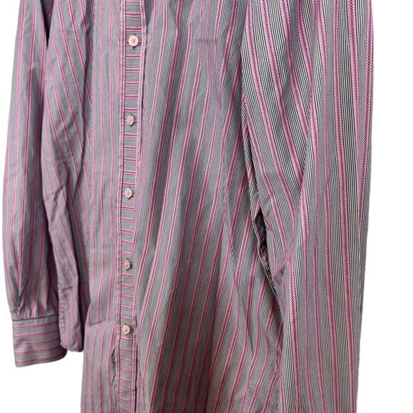 ROBERT GRAHAM Pink Stripes Casual Button Down Long Sleeve Men's Shirt Top sz L - Picture 9 of 16